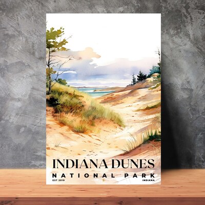 Indiana Dunes National Park Poster, Travel Art, Office Poster, Home Decor | S4 - image2